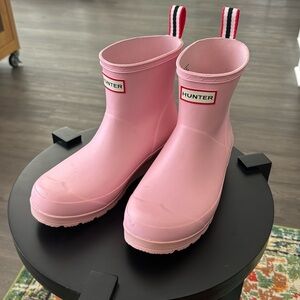 Pink Hunter Rain Boots